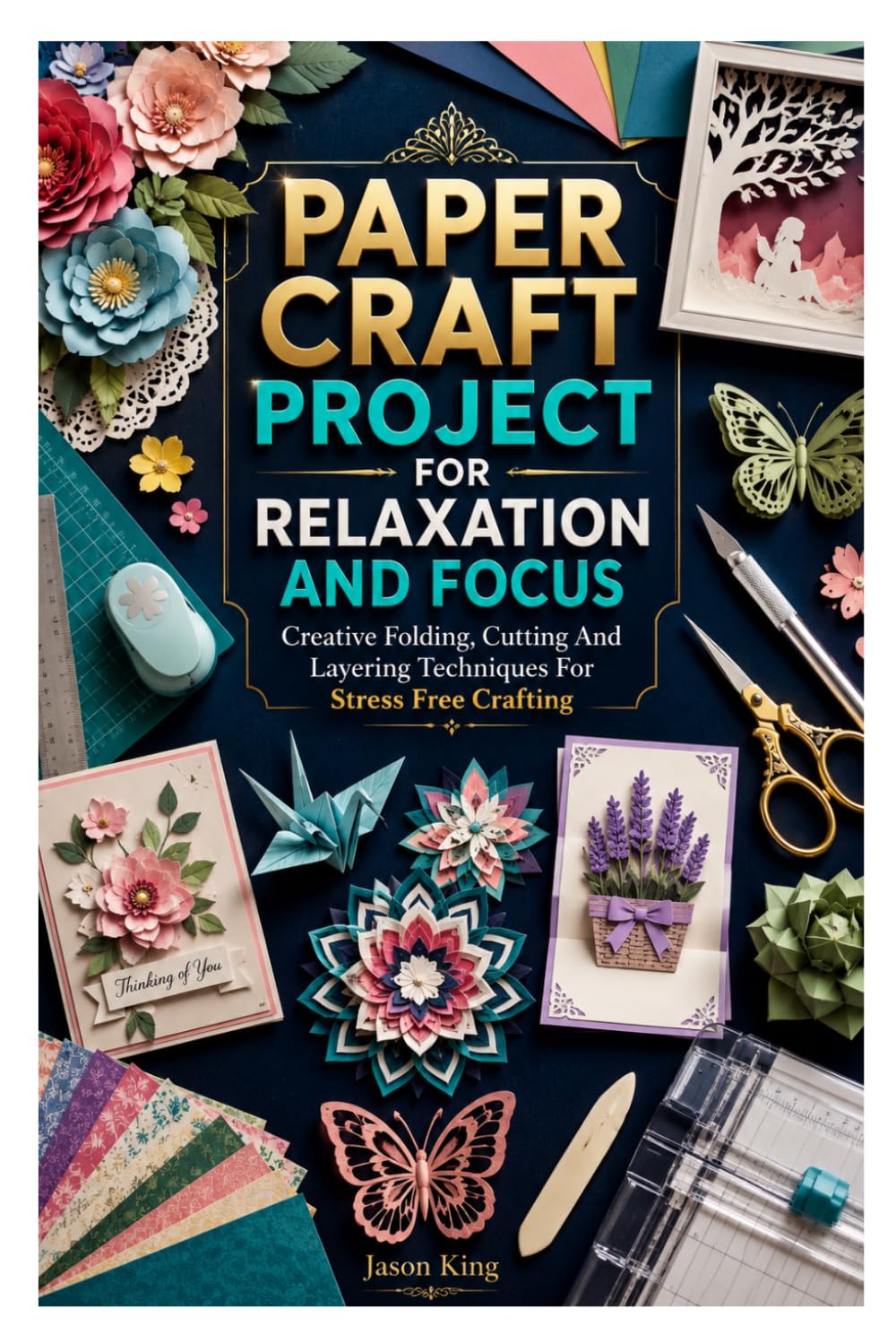 PAPER CRAFT PROJECT FOR RELAXATION AND FOCUS: Creative Folding, Cutting And Layering Techniques For Stress Free Crafting baixar o livro de graça