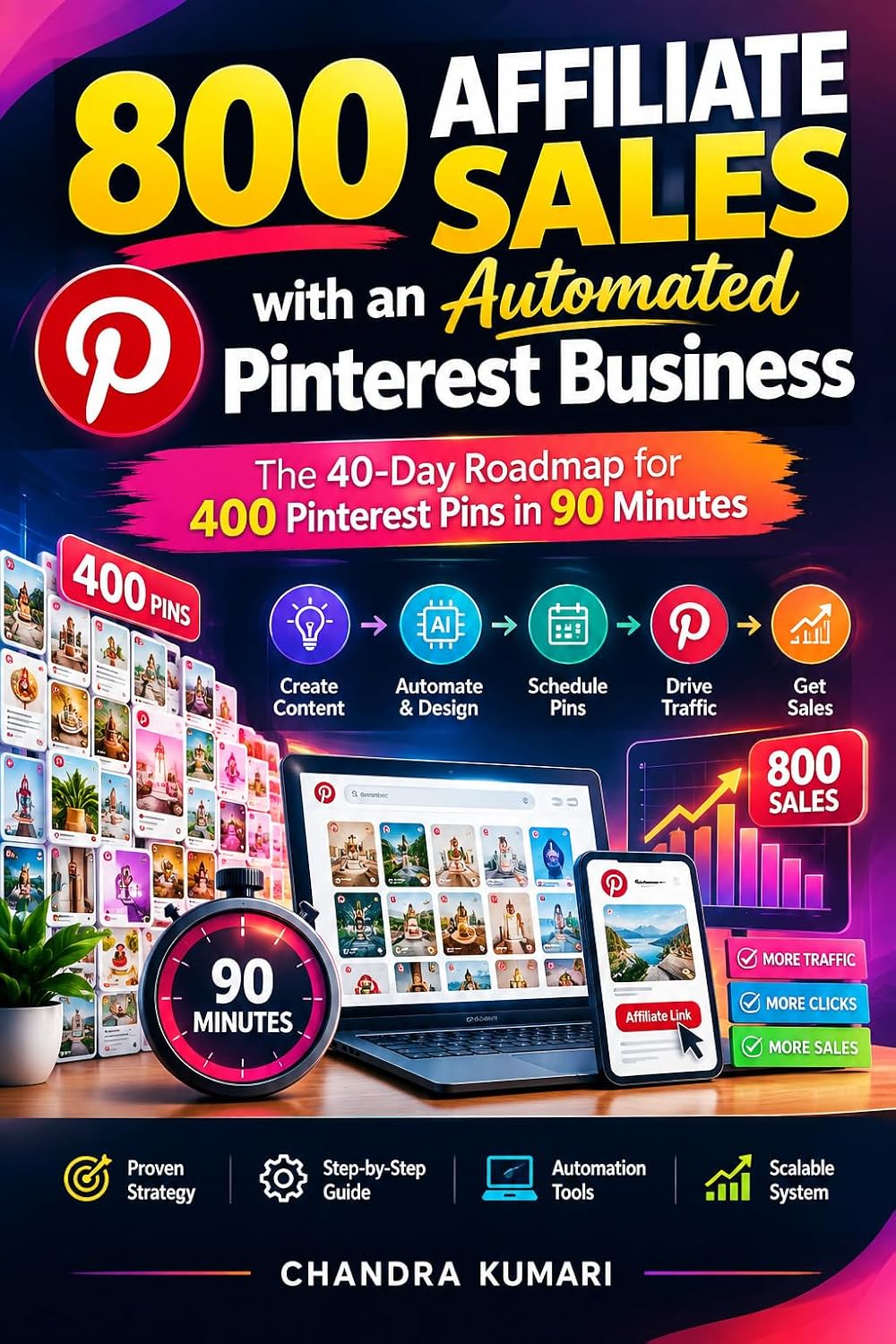 800 Affiliate Sales with an Automated Pinterest Business: The 40-Day Roadmap 400 pins in 90 days (English Edition) baixar livro de graça