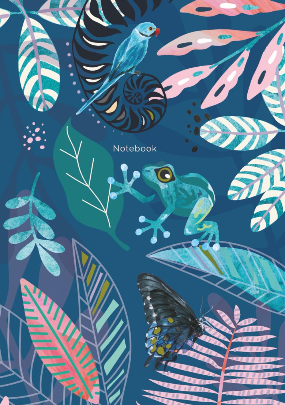capítulo por capítulo baixar Notebook: Flutter, Dyslexia Friendly with Blue Paper, 12 mm Lined Pages, Blue Frog & Parrot Jungle