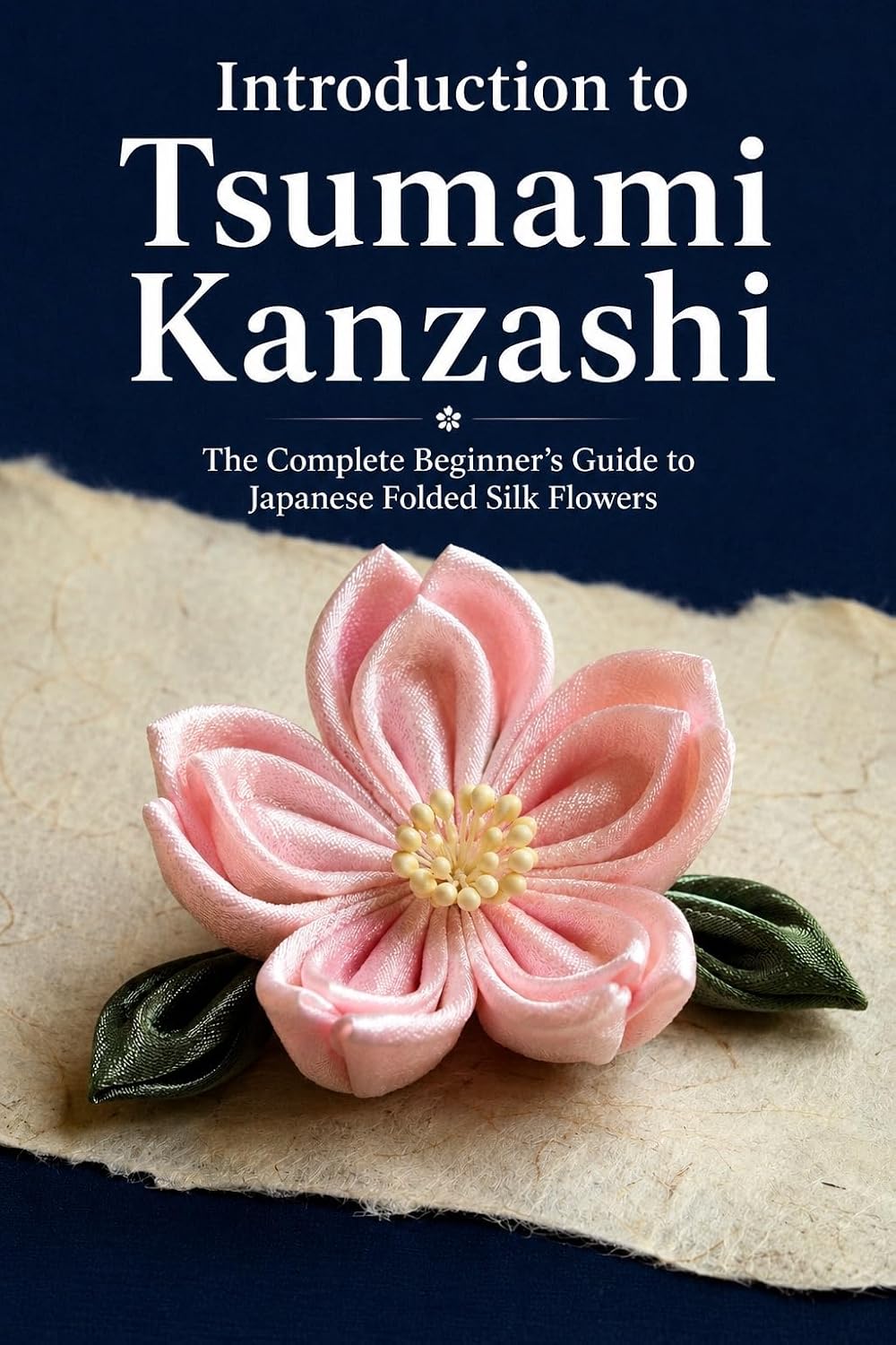 ler totalmente Introduction to Tsumami Kanzashi: The Complete Beginner's Guide to Japanese Folded Silk Flowers (English Edition)