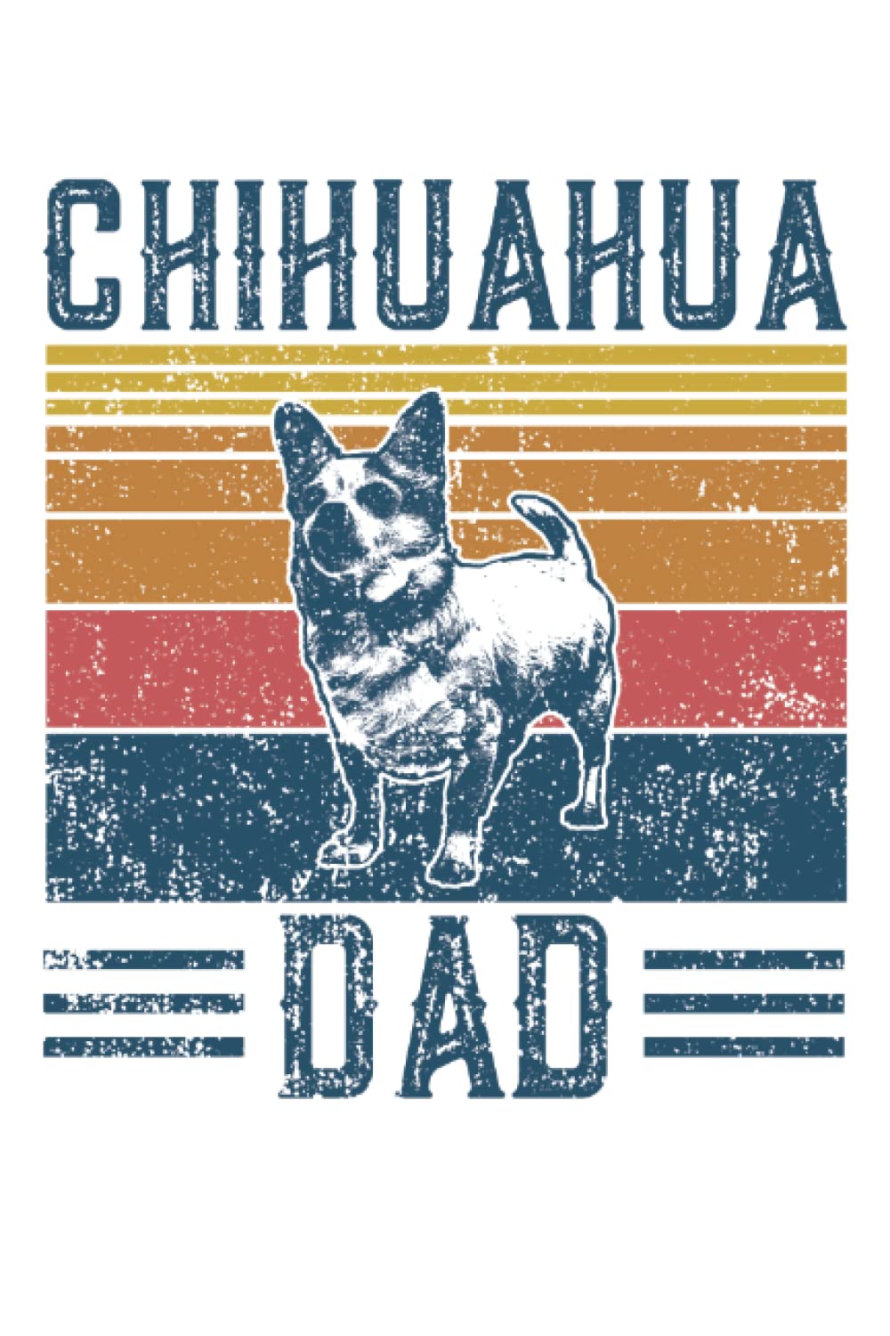 capítulo por capítulo baixar Dog Chihuahua Dad - Vintage Chihuahua Dad: A Journal Size (6 x 9 inches) Notebook | Diary | Planner with 120 Square Grid Pages