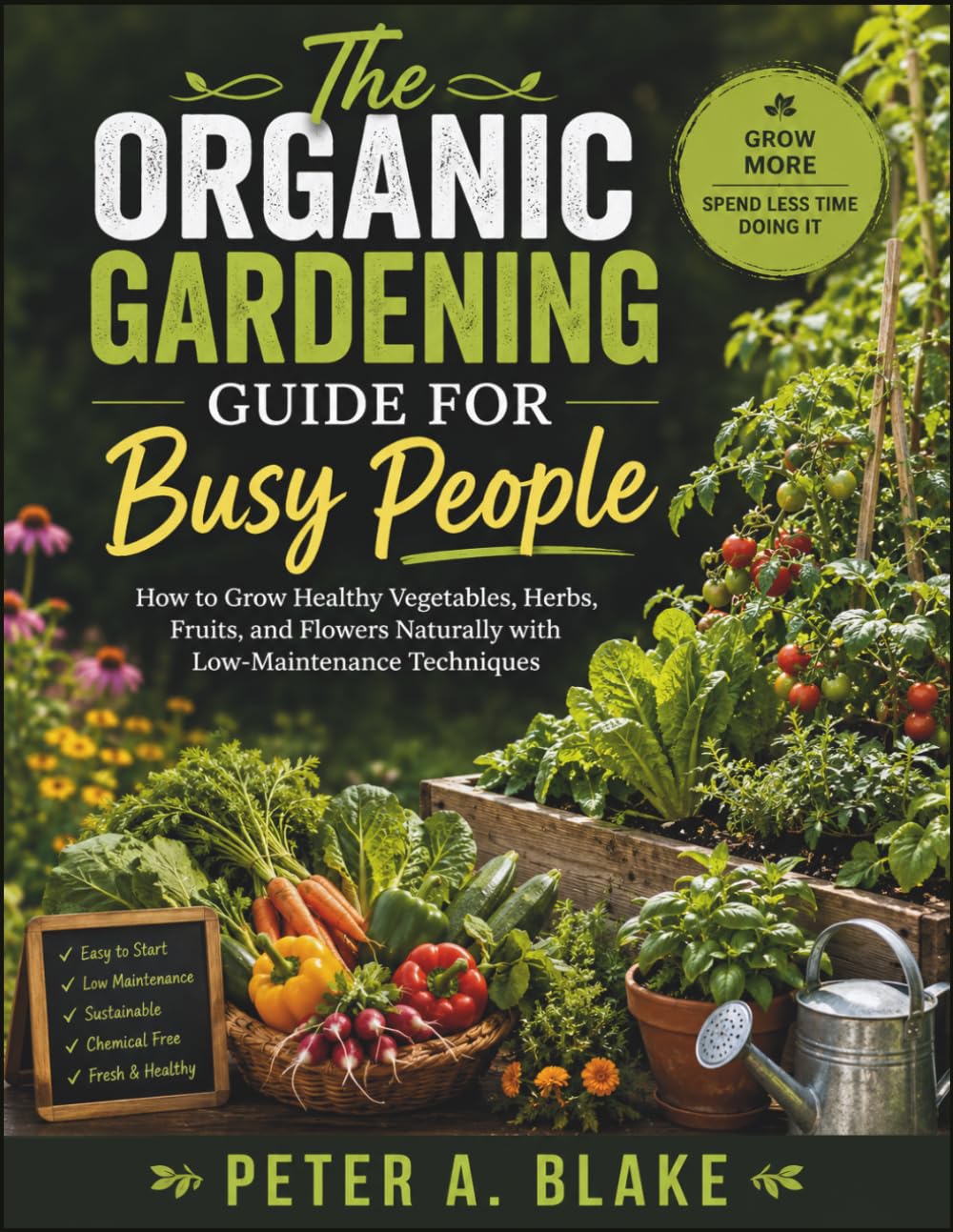 THE ORGANIC GARDENING GUIDE FOR BUSY PEOPLE: The Organic Gardening Guide for Busy People How to Grow Healthy Vegetables, Herbs, Fruits, and Flowers Naturally Using Low-Maintenance Gardening Techniques baixar o livro de graça