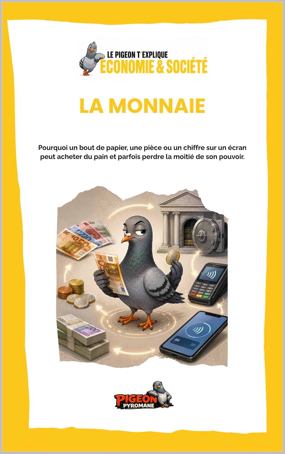 LA MONNAIE: Pourquoi un bout de papier, une pièce ou un chiffre sur un écran peut acheter du pain et parfois perdre la moitié de son pouvoir. (Le Pigeon... - Économie & Société t. 4) (French Edition) baixar livro de graça