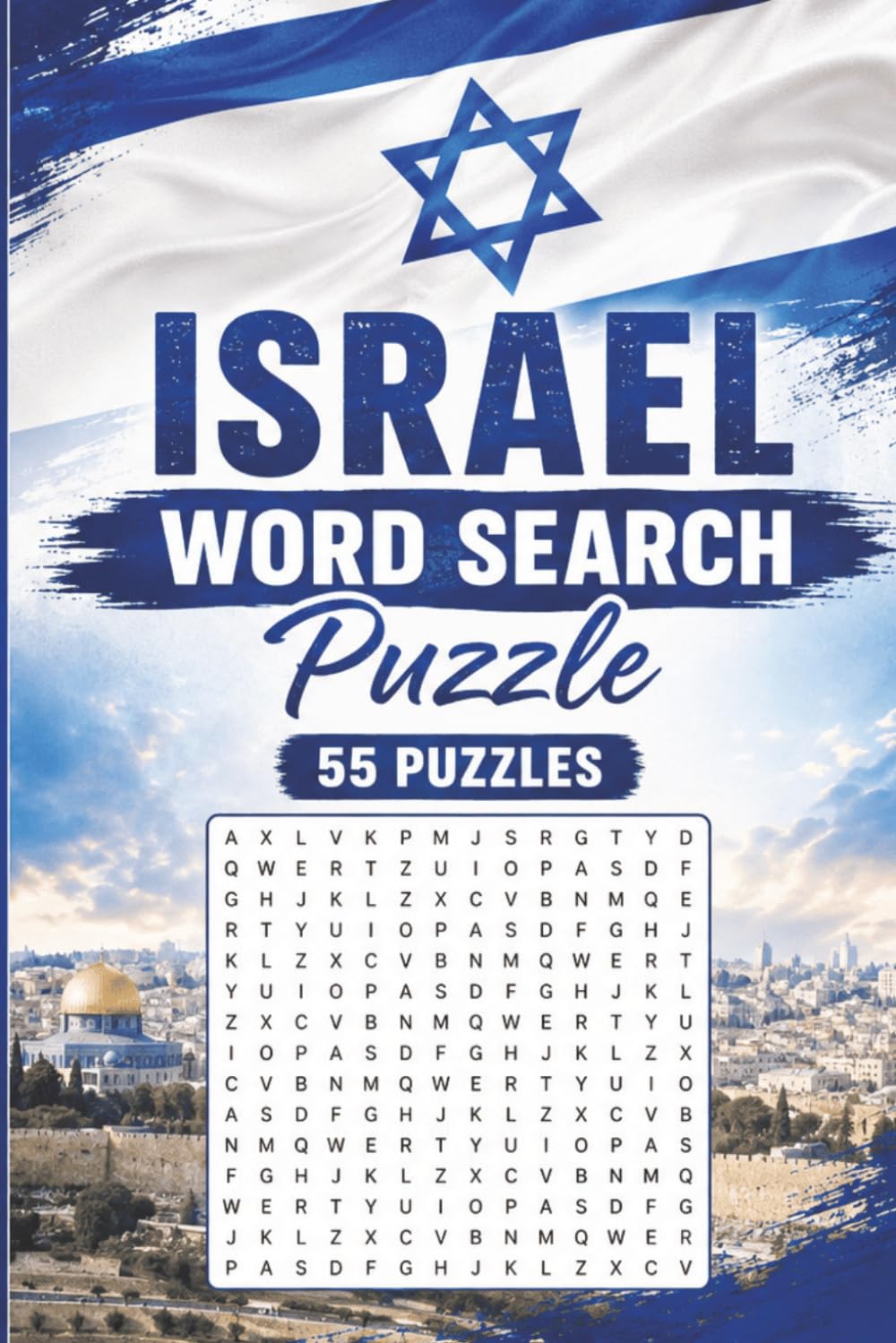 ler totalmente Israel Word Search Puzzle: 55 Puzzles Word Search about Israel and More | 6x9 inches, 110 pages | Gift for Israel & Countries Lover