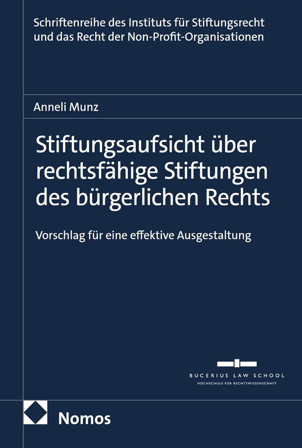 Stiftungsaufsicht über rechtsfähige Stiftungen des bürgerlichen Rechts: Vorschlag für eine effektive Ausgestaltung (Schriftenreihe des Instituts für Stiftungsrecht... 34) (German Edition) baixar o livro de graça