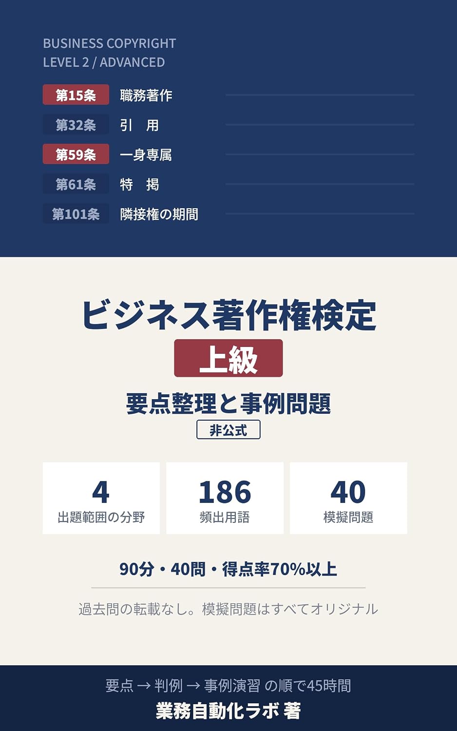 ler totalmente Business Chosakuken Kentei Jokyu Yoten Seiri to Jirei Mondai Hikoushiki: Jirei Mondai no Tokikata 5 Step Hinshutsu Yogo 186 Go no Gyakubiki Jiten Original... Kentei Taisaku Series (Japanese Edition)