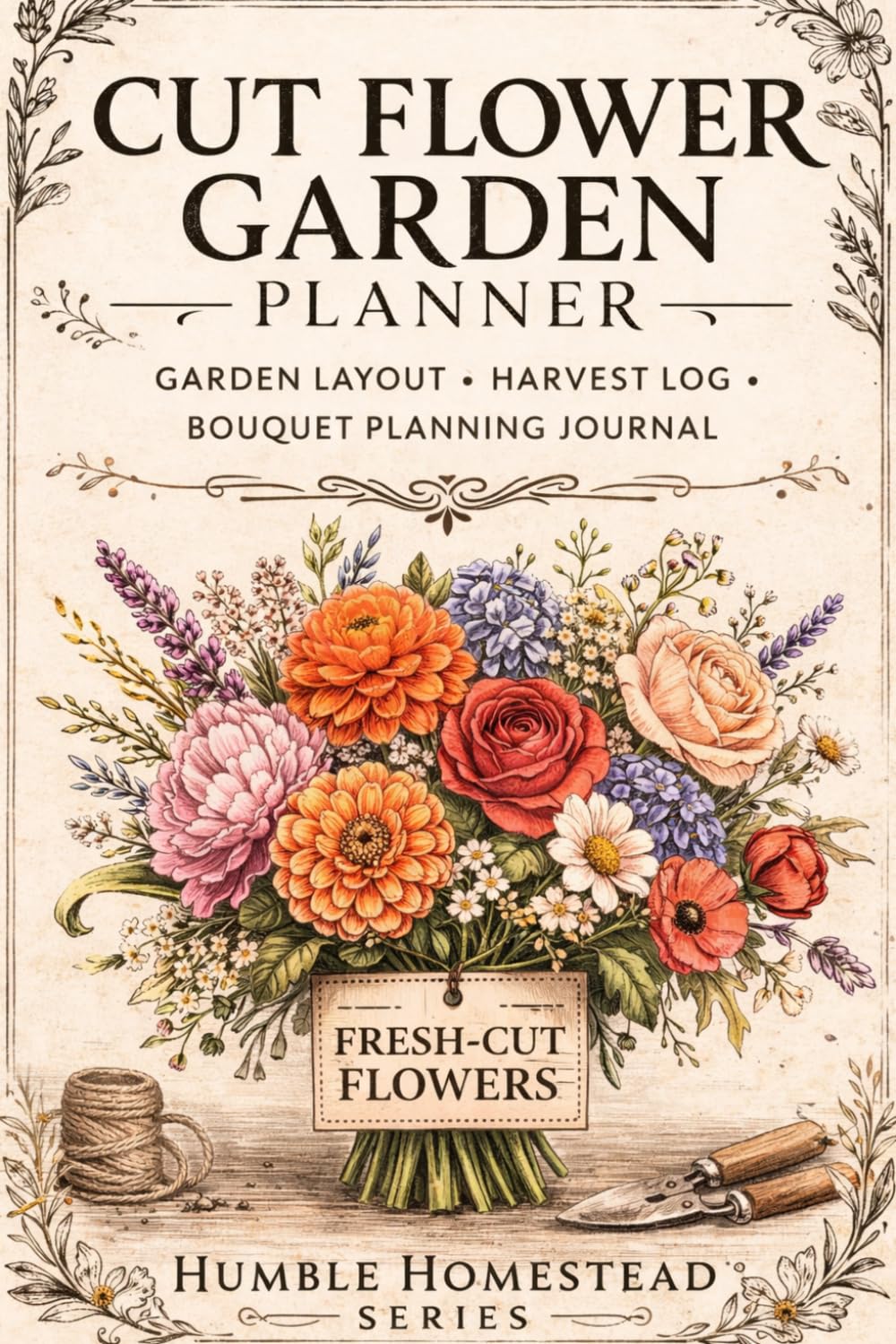 capítulo por capítulo baixar Cut Flower Garden Planner: Garden Layout • Harvest Log • Bouquet Planning Journal