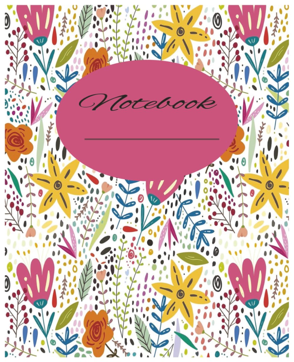 Notebook: Floral Notebook for Women & Girls with wide ruled pages, Ideal for School or Work baixar livro de graça