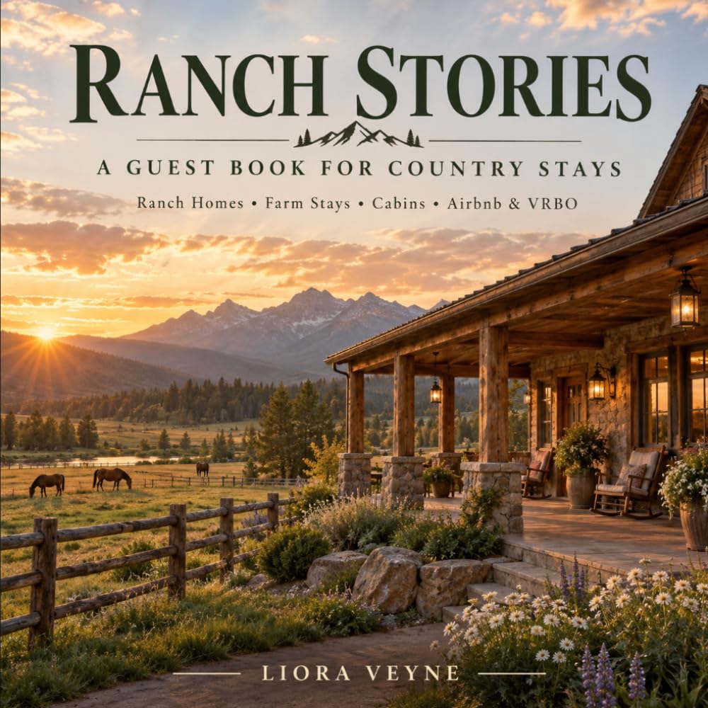 ler totalmente RANCH STORIES: A Guest Book for Country Stays: Ranch Homes, Farm Stays, Cabins, Airbnb & VRBO