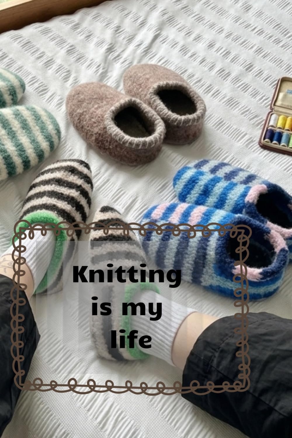 capítulo por capítulo baixar Knitting is my life: Numbered Dot Grid Journal: 6x9 Knitting Project Planner with Table of Contents and 116 Numbered Pages - Knit Aesthetic Cover