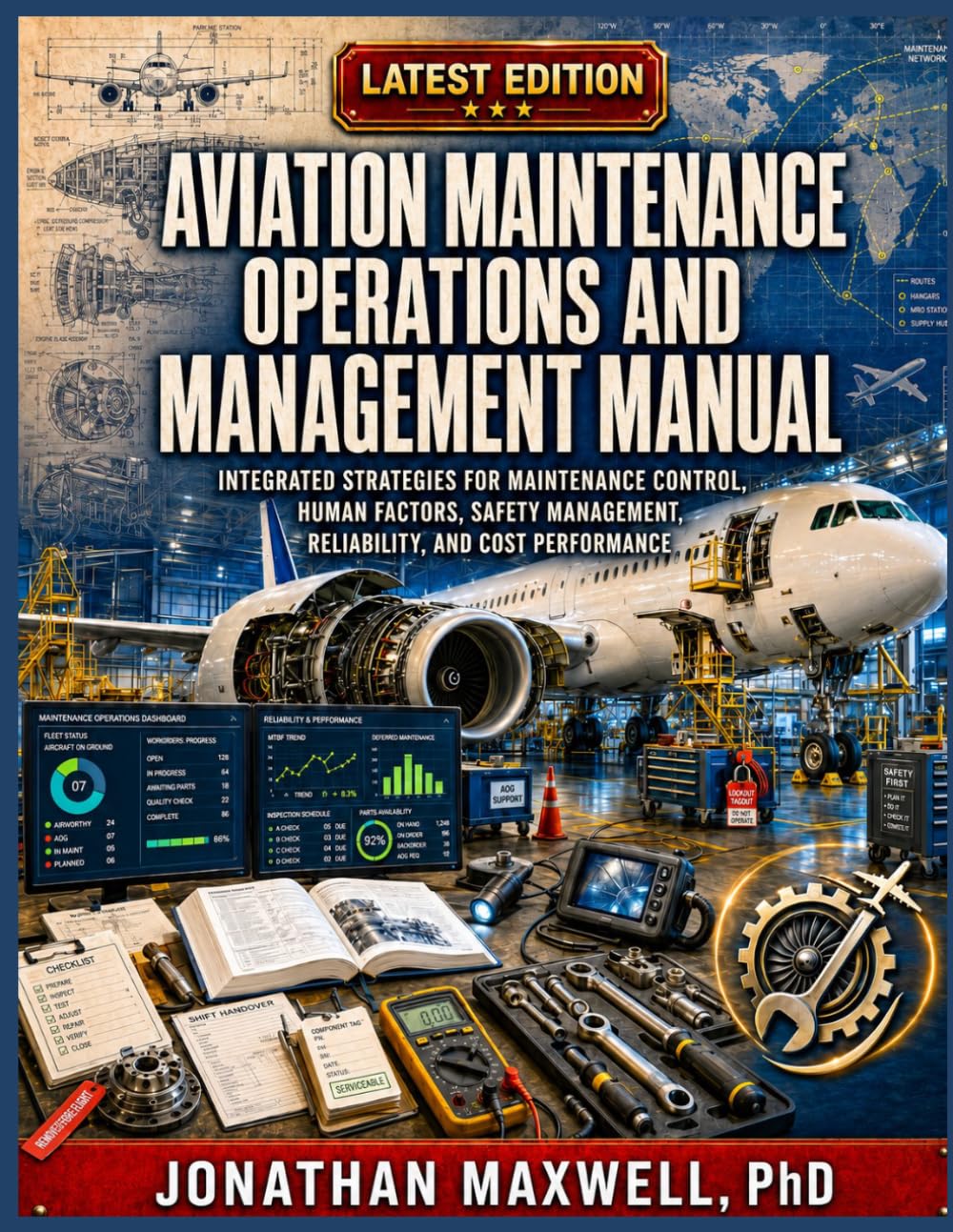 ler totalmente AVIATION MAINTENANCE OPERATIONS AND MANAGEMENT: INTEGRATED STRATEGIES FOR MAINTENANCE CONTROL, HUMAN FACTORS, SAFETY MANAGEMENT, RELIABILITY, AND COST PERFORMANCE