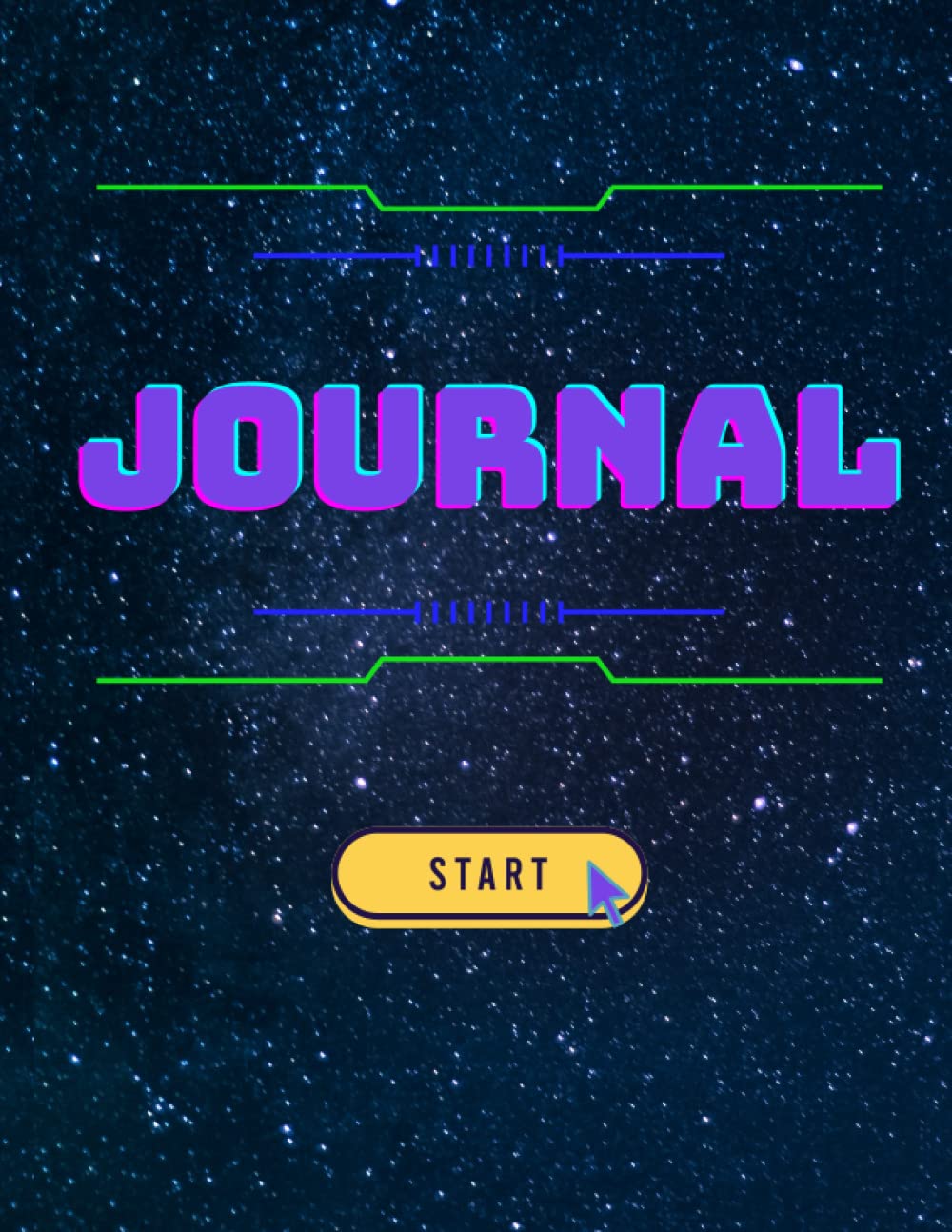 ler totalmente Journal: 8.5 x 11 Lined Retro Space Blaster Journal, Softcover, Matte finish (150 Pages)
