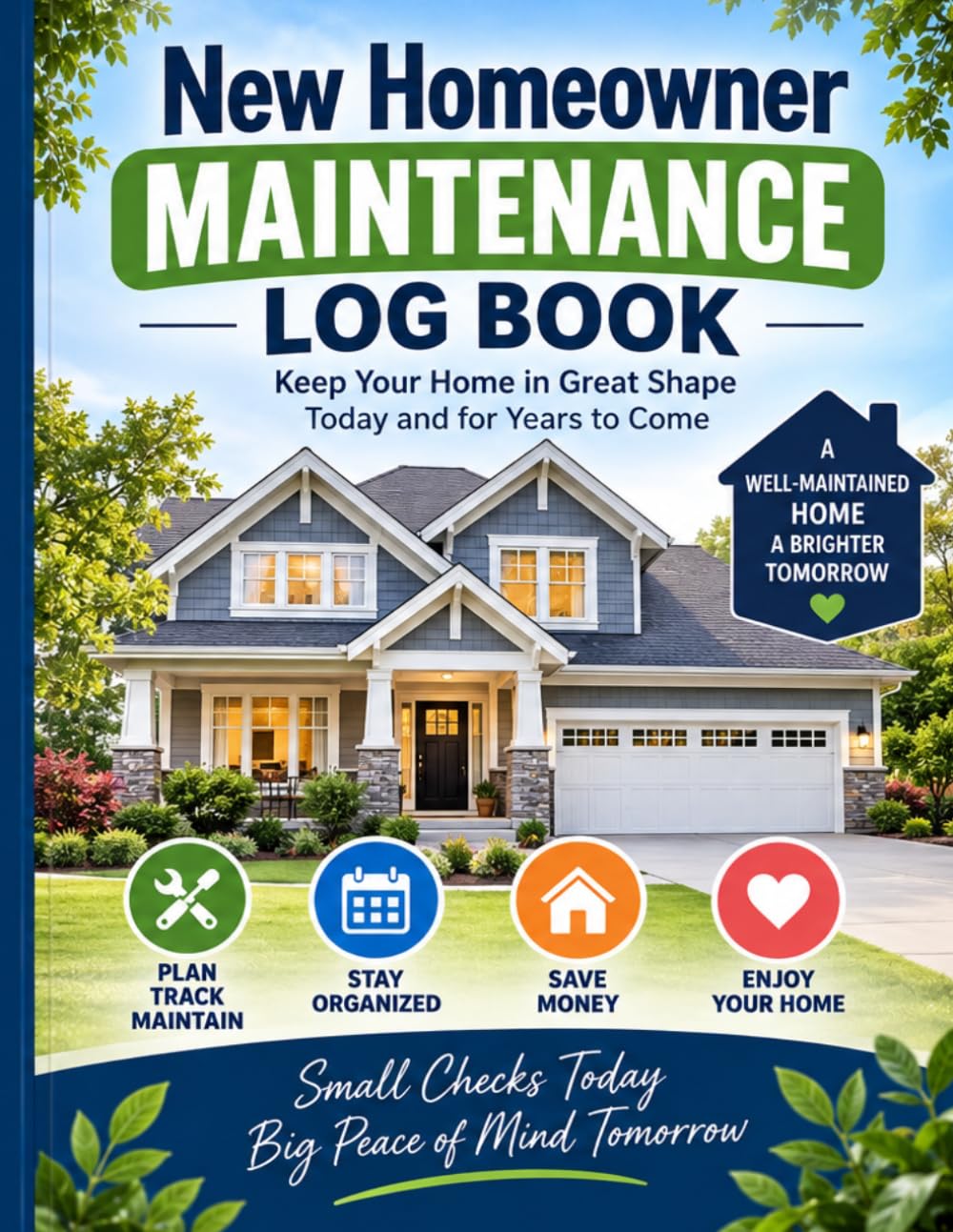 New Homeowner Maintenance Log Book: A Practical Home Maintenance Organizer for Repairs, Seasonal Tasks, Appliance Records, Service Contacts, Projects & Important Home Information baixar o livro de graça