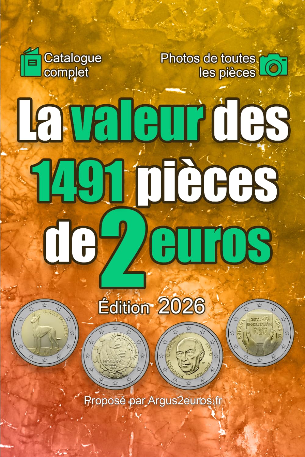 capítulo por capítulo baixar La valeur des 1491 pièces de 2 euros (La valeur des pièces en euro) (French Edition)