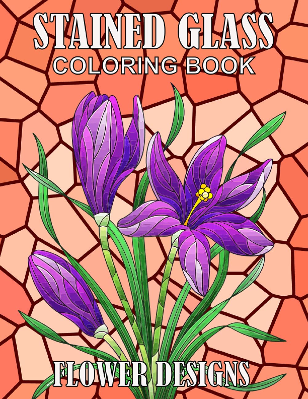 Stained Glass Coloring Book Flower Designs: An Stained Glass Coloring Book Flower Designs Fun Easy, Amusement, Stress Relieving & much more For Adults, Men, Girls, Boys & Teens baixar o livro de graça