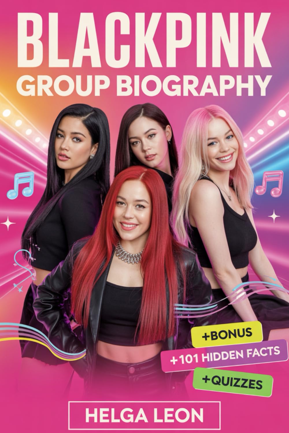 ler totalmente BlackPink Group Biography: The Full Story of Jisoo, Jennie, Rosé, and Lisa — Featuring 101 Hidden Facts, Untold Stories, and Fun Fan Trivia Quizzes
