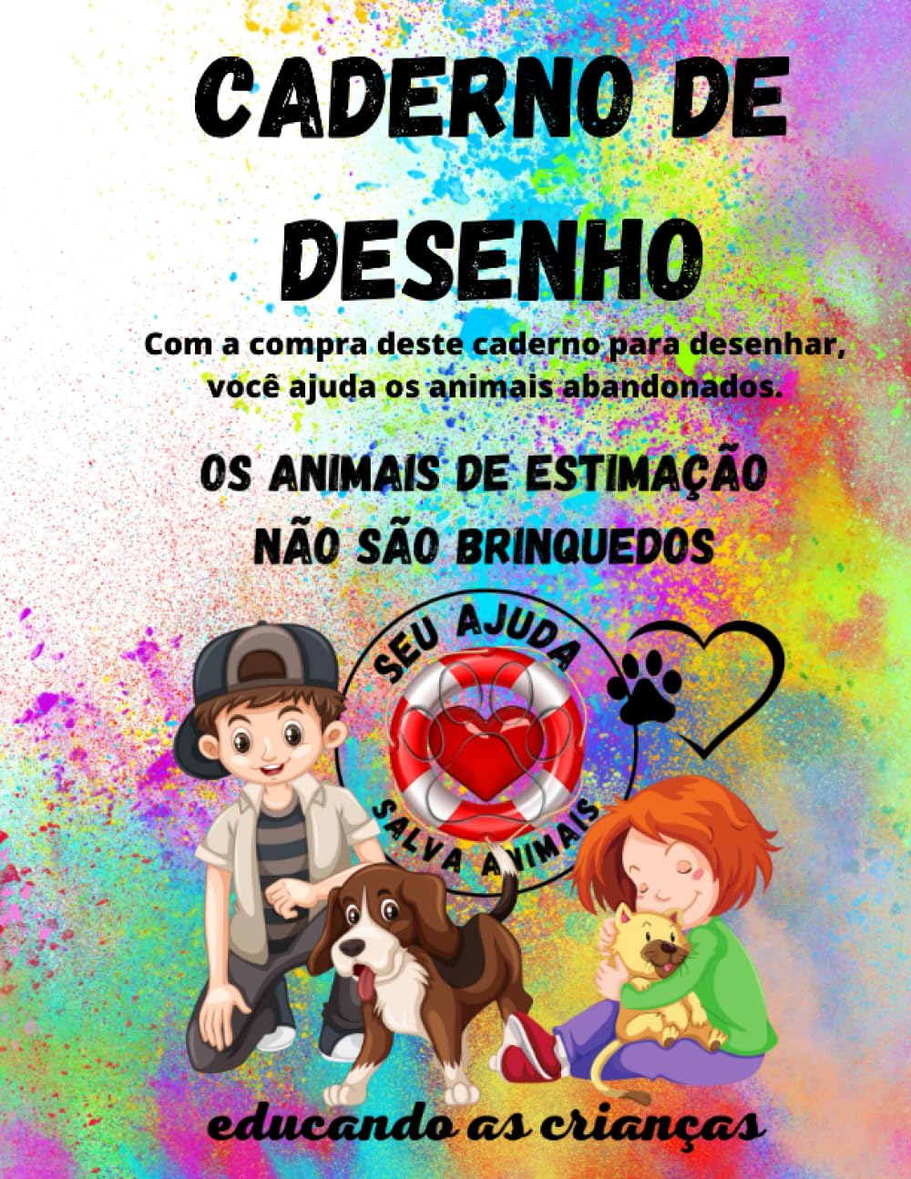 Caderno de desenho, com capa mole, tamanho 8.5x11 polegadas, com 100 páginas.: Caderno de desenho, é uma excelente opção para crianças de diferentes... que queira desenhar. (Portuguese Edition) baixar o livro de graça
