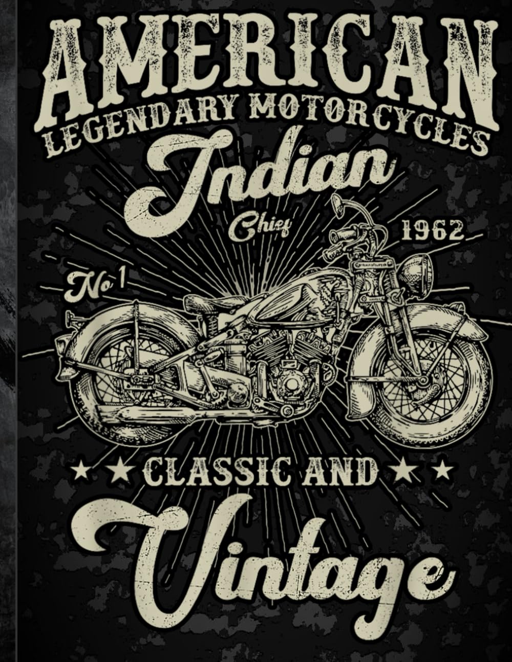 Vintage Motorcycle Composition Notebook: American Indian Chief 1962 Journal for Students with Classic Biker - College Ruled baixar o livro de graça