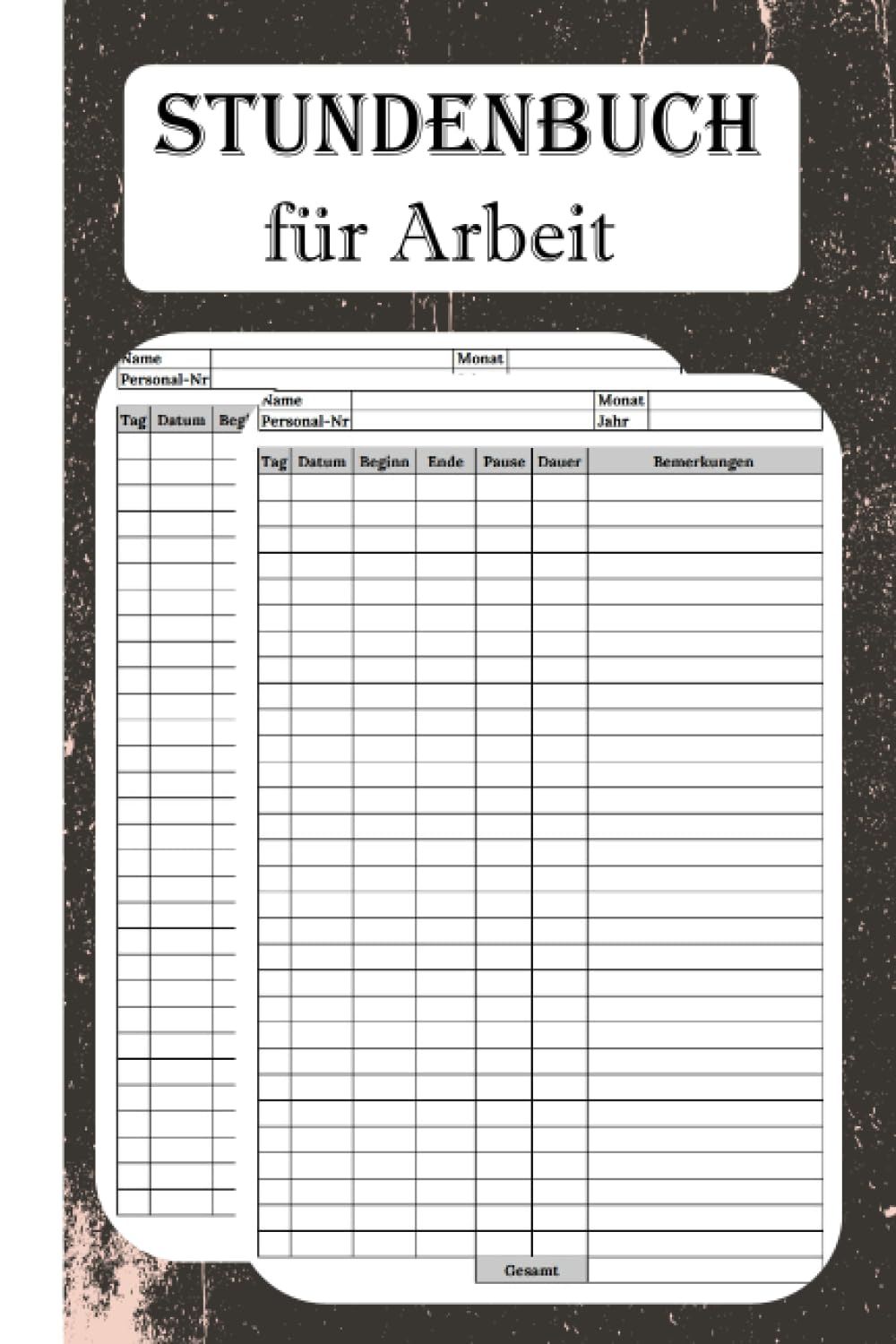 capítulo por capítulo baixar Stundenbuch für Arbeit: Stundenzettel buch, Format A5| 110 Seiten,Buch zur Erfassung der Arbeitszeit mit vorgedruckten Seiten zum Ausfüllen (German Edition)