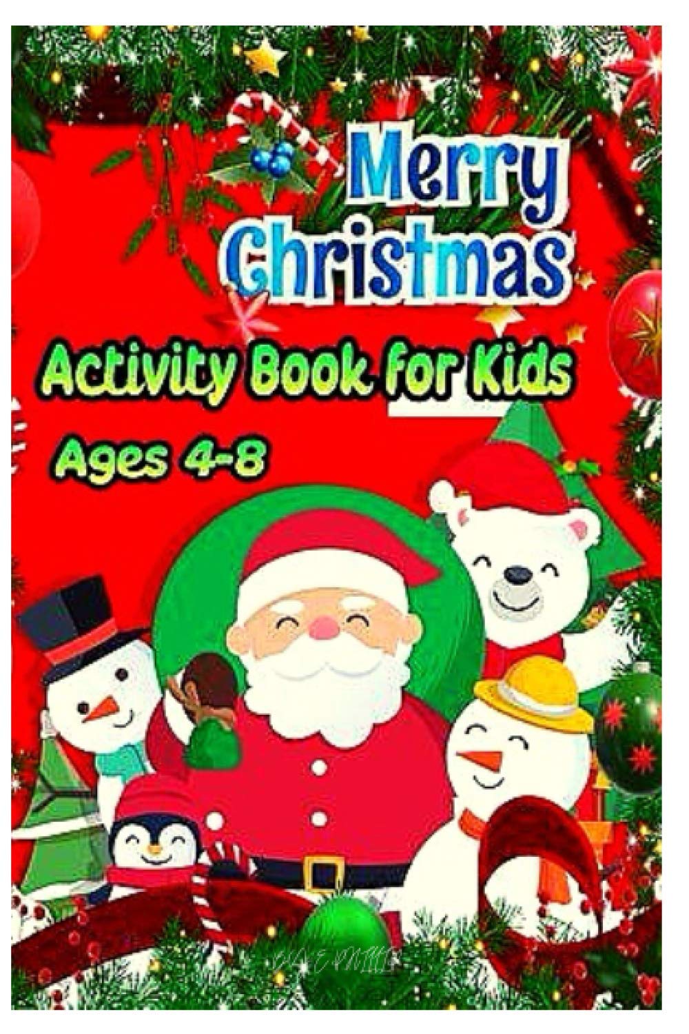 ler totalmente merry christmas activity book for kids ages 4-8