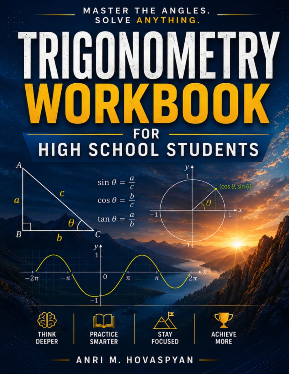 capítulo por capítulo baixar Trigonometry Workbook for High School Students: Master Sine, Cosine, Tangent, Identities & Real-World Applications with 250+ Practice Problems