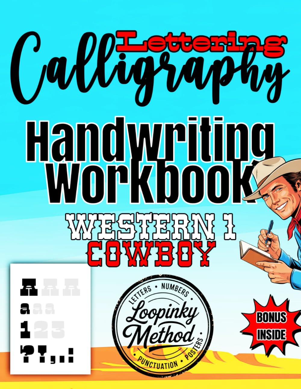 WESTERN 1 COWBOY: Cursive Handwriting Workbook for Adults Calligraphy Practice Book Ink Tracing Book for Ad: Cursive Workbook for Adults Handwriting... for beginners (Manuel à thème calligraphy) baixar o livro de graça