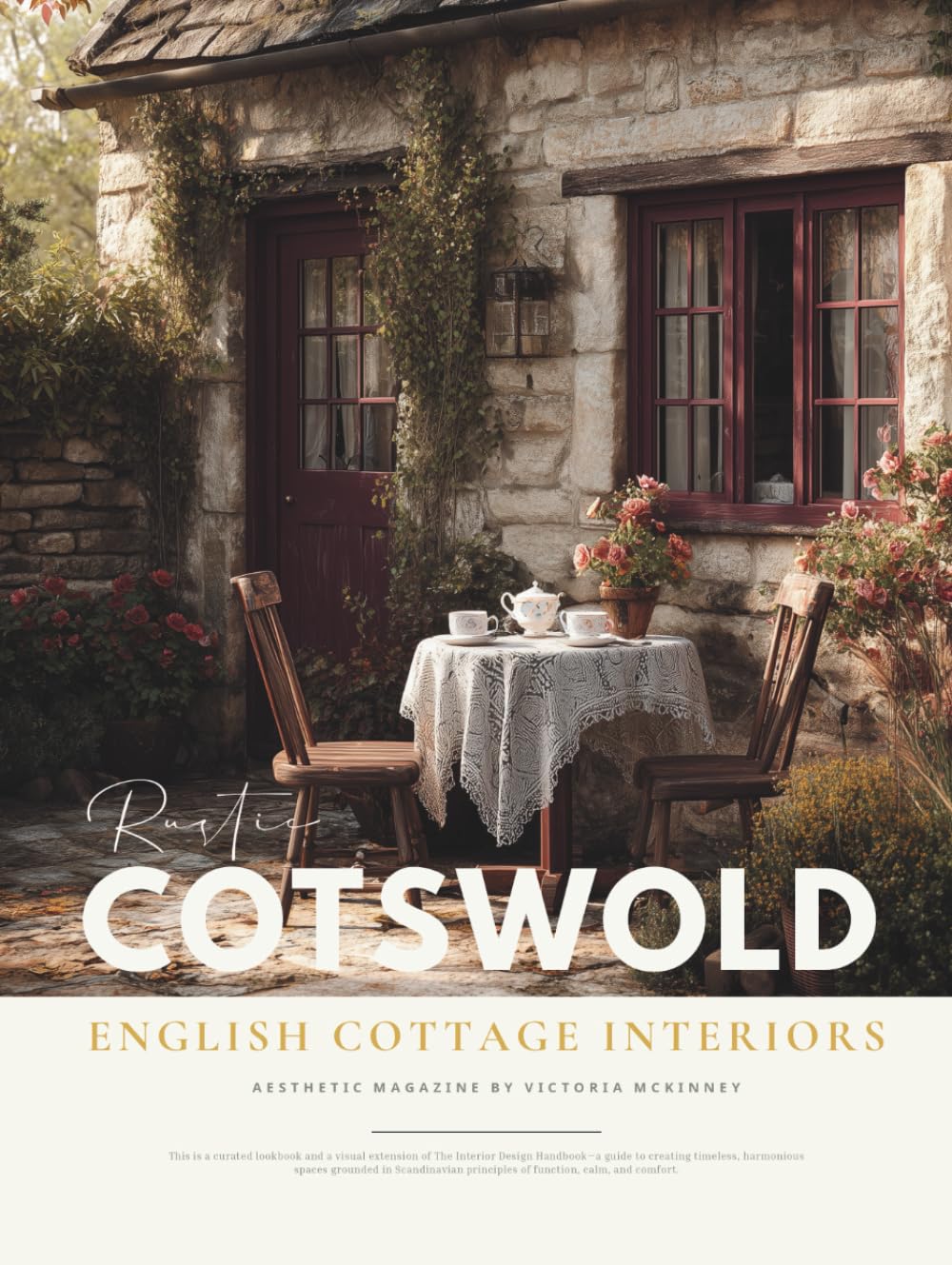 ler totalmente Cotswold English Cottage Interior Design Magazine: British Style Aesthetic & Rustic Decor Ideas Coffee Table Book with Stone Cottages, Granny Chic Touches, and Victorian Charm from the Cotswolds