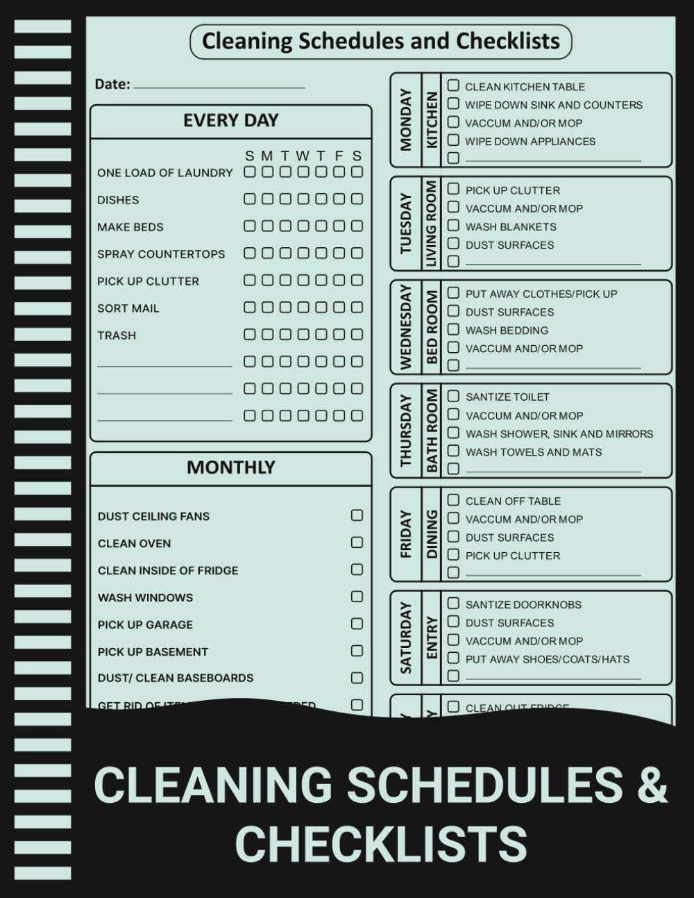 capítulo por capítulo baixar Cleaning Schedules and Checklists: Master Your Home with Easy-to-Follow Daily, Weekly & Monthly Checklists for a Spotless Life.