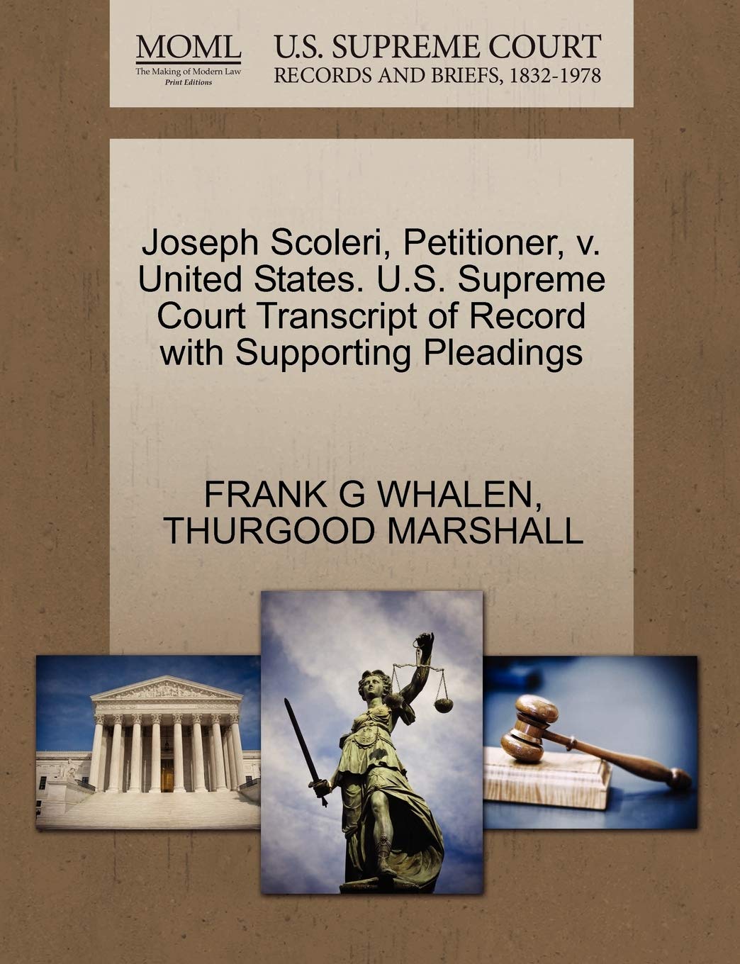 capítulo por capítulo baixar Joseph Scoleri, Petitioner, V. United States. U.S. Supreme Court Transcript of Record with Supporting Pleadings