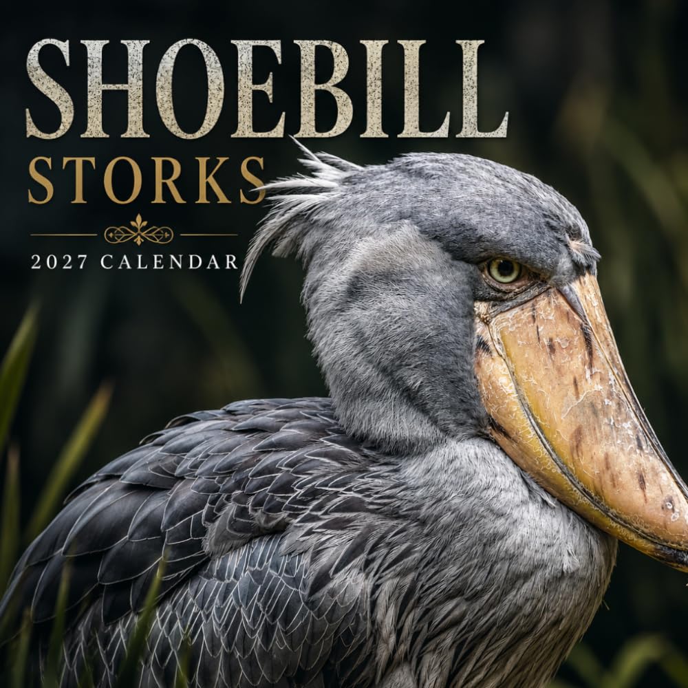 Shoebill Storks Calendar 2027: Wild Bird Photography baixar o livro de graça