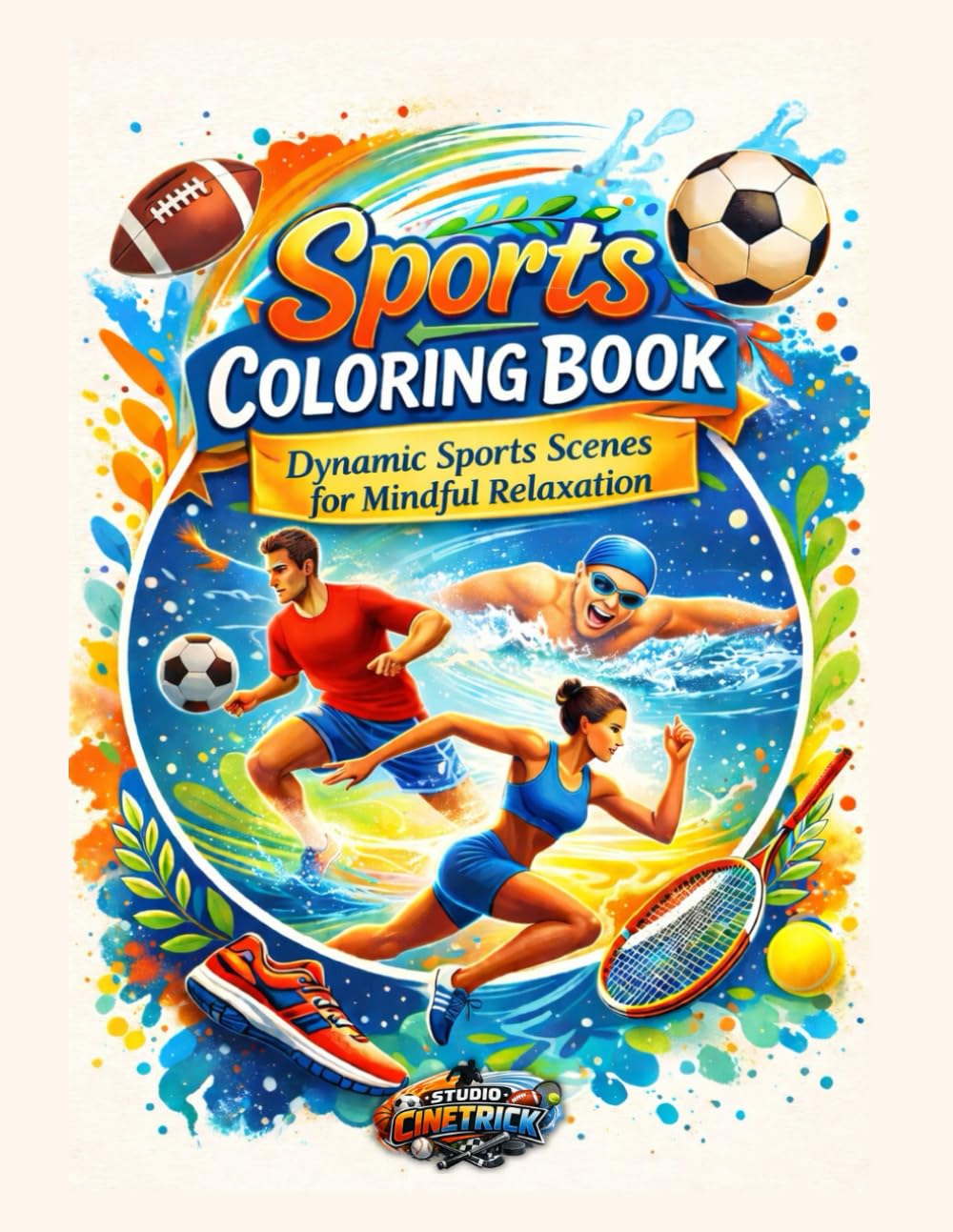 capítulo por capítulo baixar Sports Coloring Book: Dynamic Sport scenes for mindful and relaxation