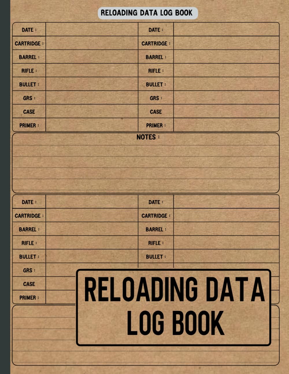 capítulo por capítulo baixar Reloading data log book: Create Perfect Hand Reloading Data Records with Ammo Reloading Log Tracking and Recording Ammunition Handloading Details | Logbook For Shooters.