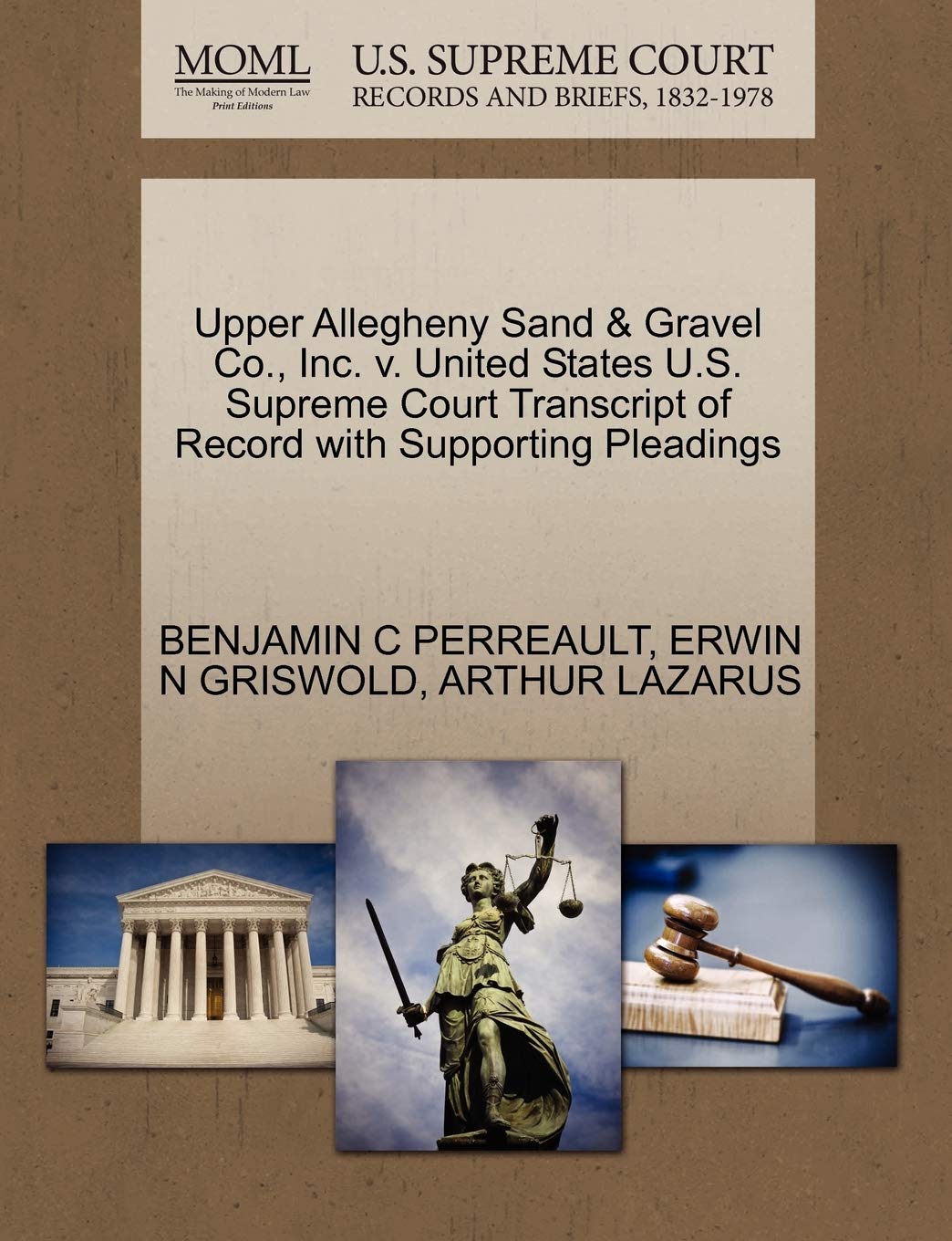 capítulo por capítulo baixar Upper Allegheny Sand & Gravel Co., Inc. v. United States U.S. Supreme Court Transcript of Record with Supporting Pleadings
