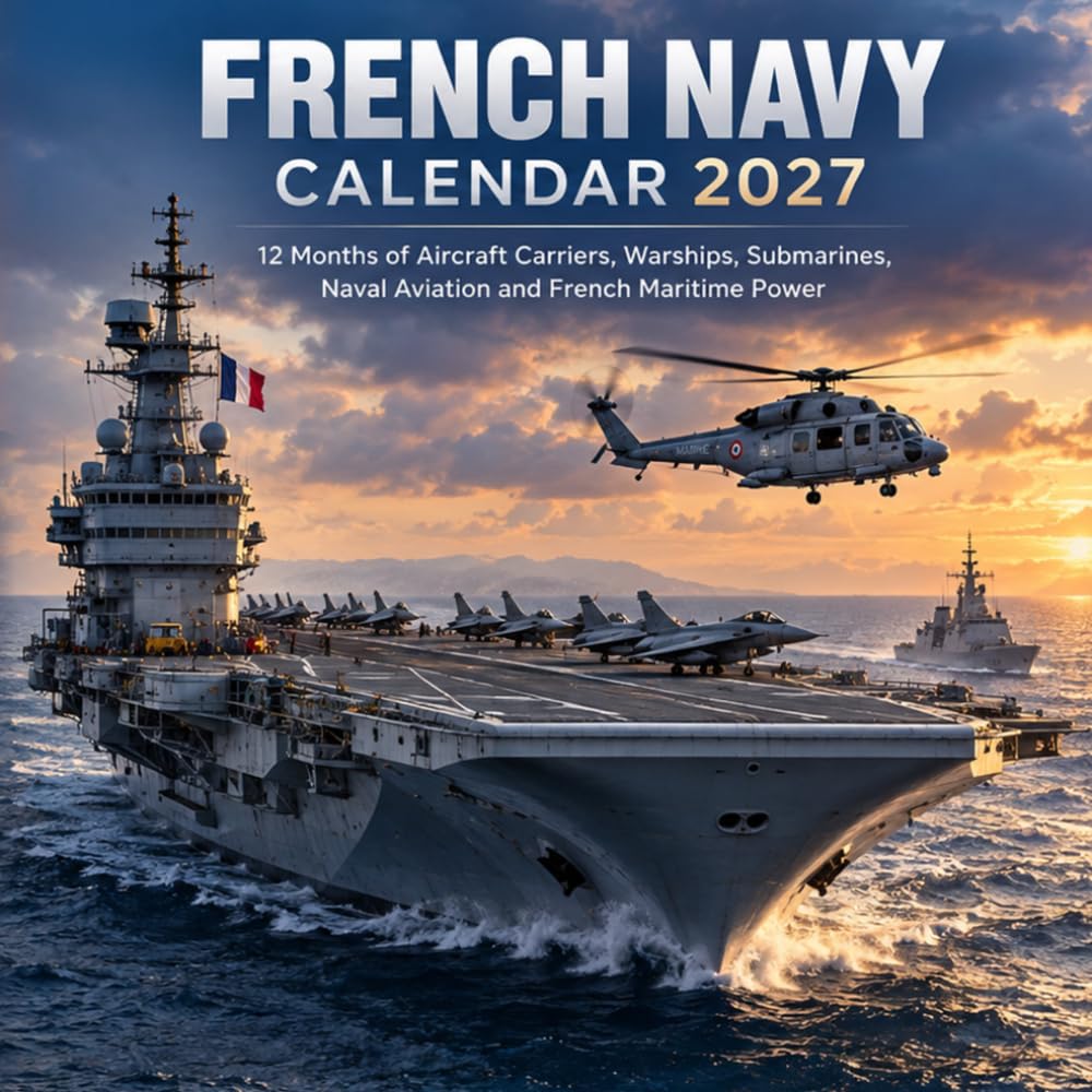 ler totalmente French Navy Calendar 2027: 12 Months of Aircraft Carriers, Warships, Submarines, Naval Aviation and French Maritime Power
