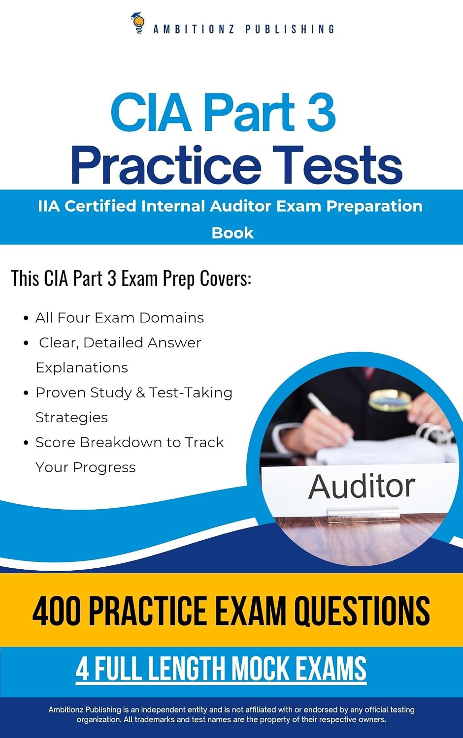 capítulo por capítulo baixar CIA Part 3 Practice Tests: IIA Certified Internal Auditor Part 3 Exam Prep with 4 Mock Exams, 400 Exam-Style Questions, Clear Explanations, and Proven... to Pass on Your First Try (English Edition)