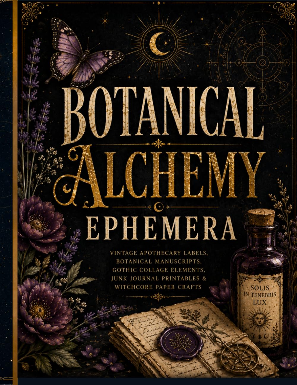 Botanical Alchemy Ephemera: Vintage Botanical & Apothecary Collage Collection for Junk Journals, Scrapbooking, Paper Crafts, Mixed Media, Dark Academia & Creative Projects baixar o livro de graça