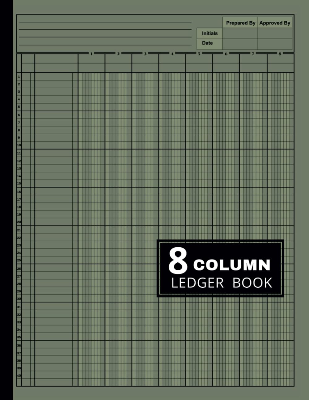 ler totalmente 8 Column Ledger Book: Accounting Ledger Book for Bookkeeping | Columnar Pad Journal Notebook | Eight Column Ledger Book | Income and Expense Log Book for Small Business and Personal Finance