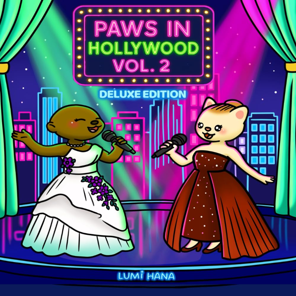 capítulo por capítulo baixar PAWS IN HOLLYWOOD VOL 2 DELUXE EDITION: Cute and Cozy Coloring Book for Adults and Teens Featuring Adorable Animal Characters in Hollywood Parody Scenes for Relaxation (Paws Coloring)