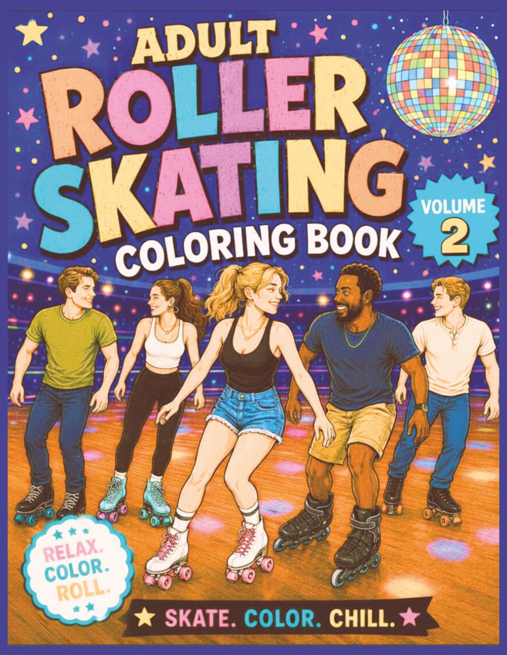 The World of Roller Skating Coloring Book: Adult Roller Skating Coloring Book for Adults and Teens VOLUME 2: Fun Rink Scenes, Quad Skates, Inline Skates, and Skater Lifestyle Designs baixar o livro de graça