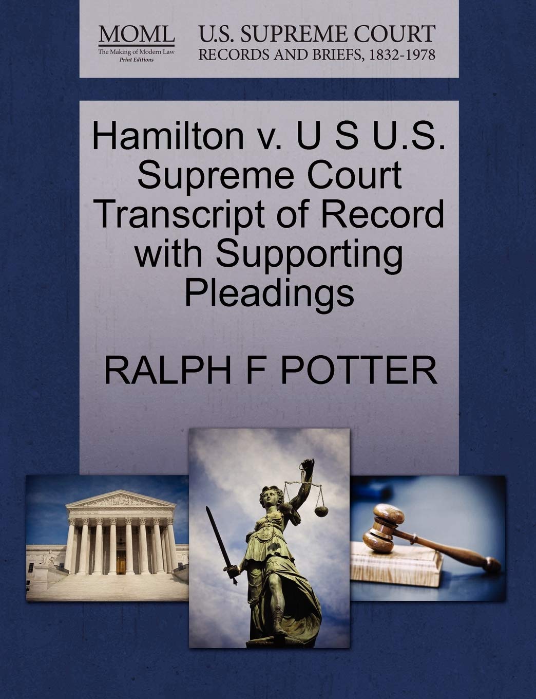 Hamilton V. U S U.S. Supreme Court Transcript of Record with Supporting Pleadings baixar livro de graça