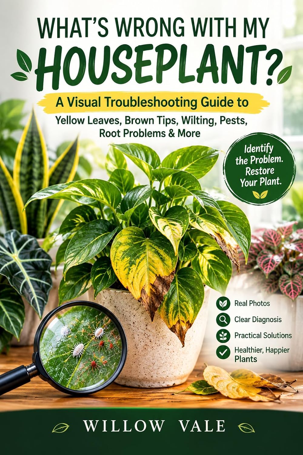 WHAT'S WRONG WITH MY HOUSEPLANT?: A Visual Troubleshooting Guide to Yellow Leaves, Brown Tips, Wilting, Pests, Root Problems & More (English Edition) baixar o livro de graça