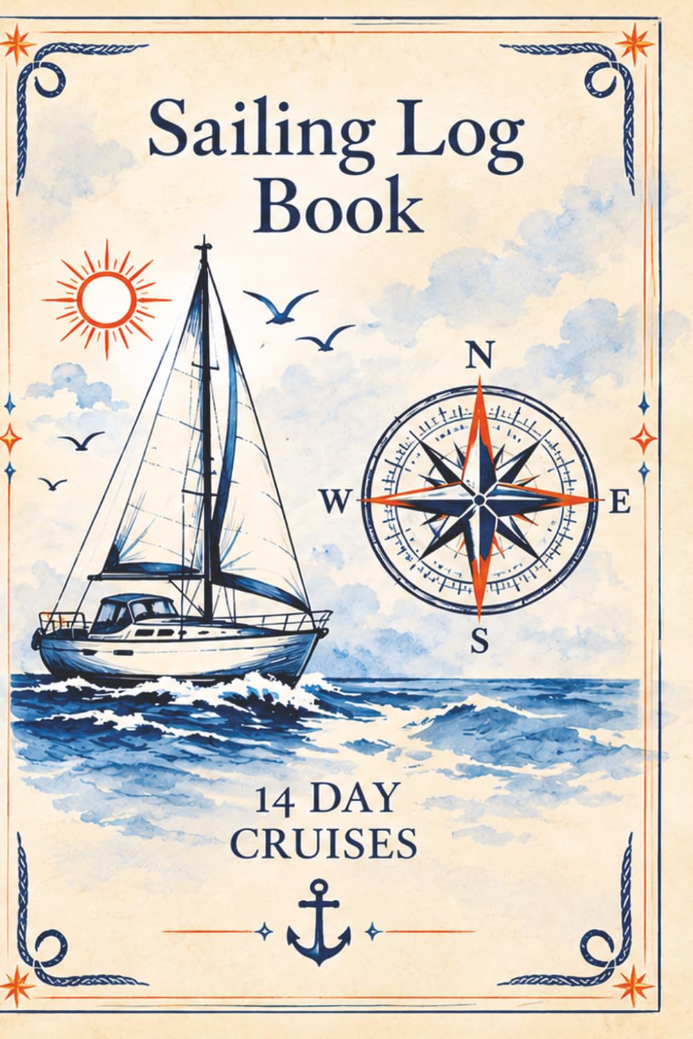capítulo por capítulo baixar Sailing Log Book: 14-Day Yacht Charter Journal for Captains & Crew — Daily Voyage Logs, Trip Planning & Cruise Memories