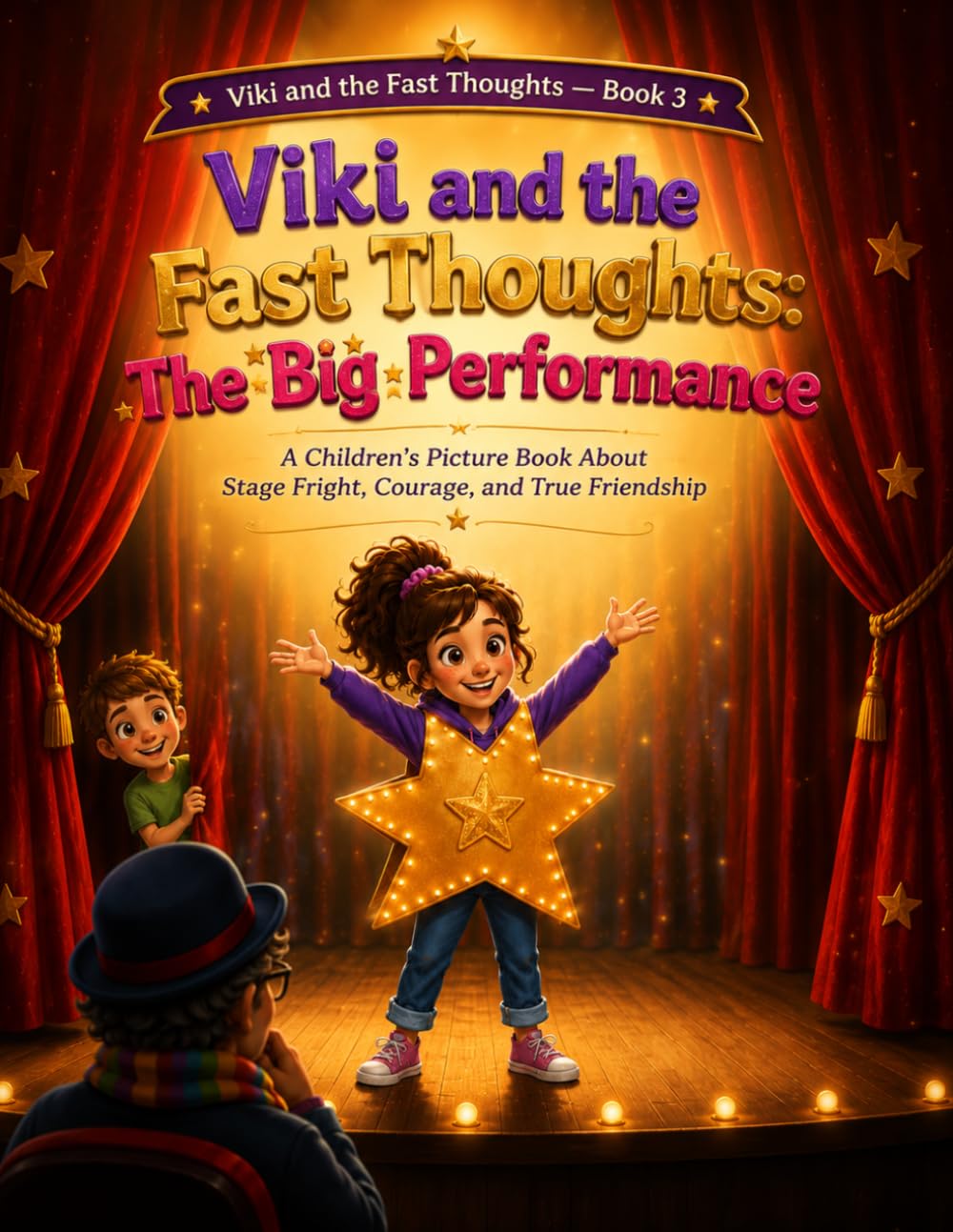 Viki and the Fast Thoughts: The Big Performance: A Children's Picture Book About Stage Fright, Courage, and True Friendship