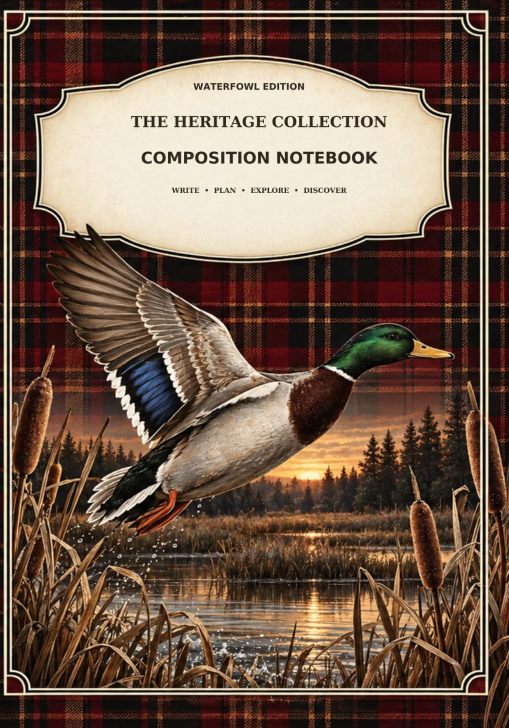 The Heritage Collection: Marsh & Waterfowl: Duck composition notebook