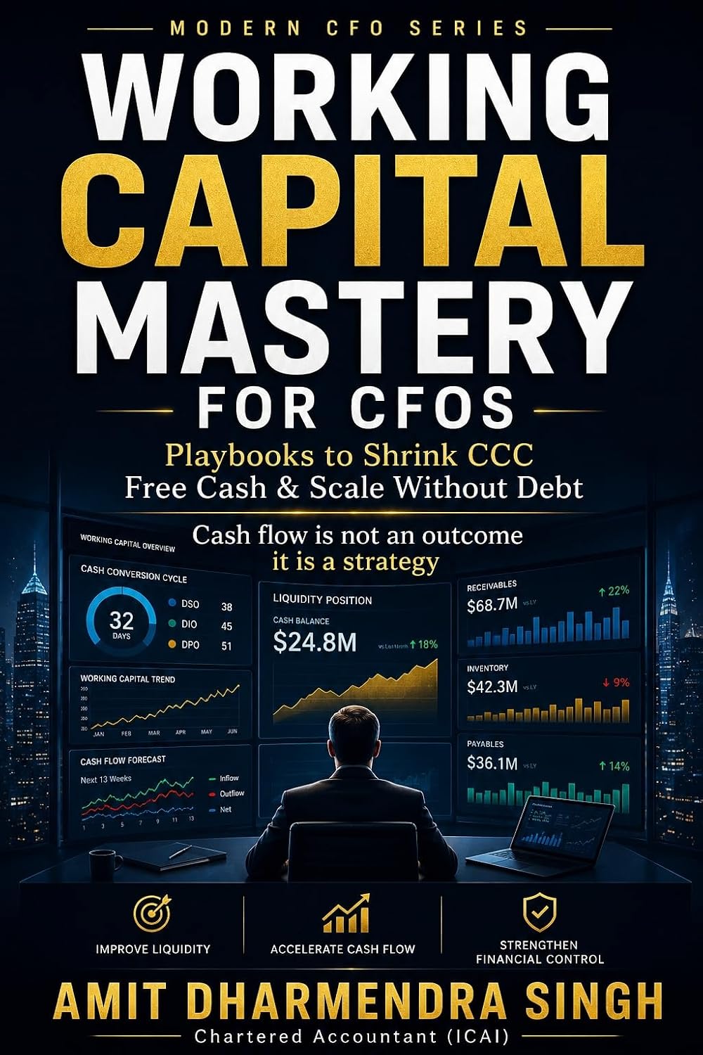 ler totalmente Working Capital Mastery for CFOs: Playbooks to Shrink CCC, Free Cash, and Scale Without Debt (The Modern CFO Series) (English Edition)