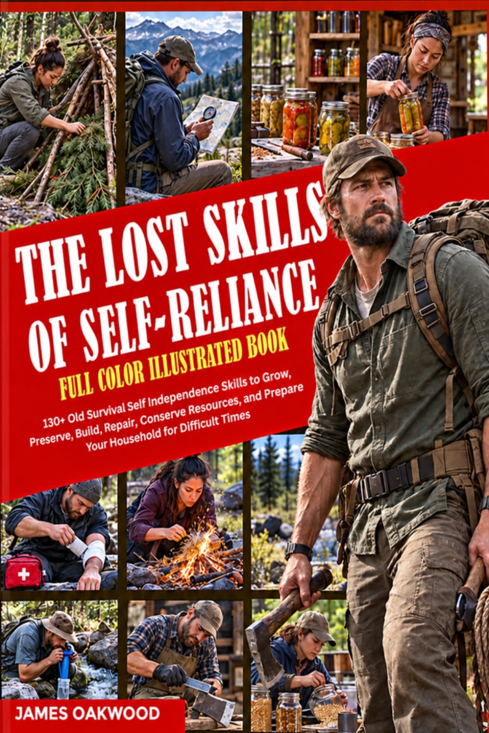 The Lost Skills of Self-Reliance Full Color Illustrated Book: 130+ Old Survival Self Independence Skills to Grow, Preserve, Build, Repair, Conserve... Prepare Your Household for Difficult Times baixar livro de graça