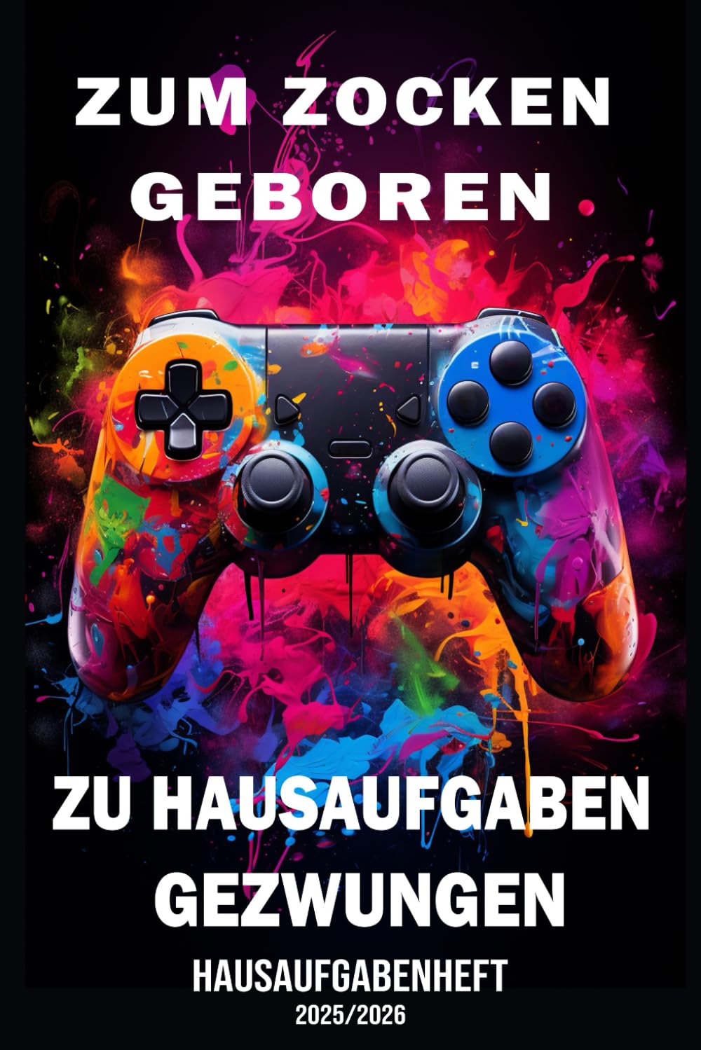 ler totalmente Hausaufgabenheft 2025/2026: Schülerkalender, Schulplaner schüler Teenager Jungen,Gamer, für ein Jahr mit Stundenplänen DIN A5 (German Edition)
