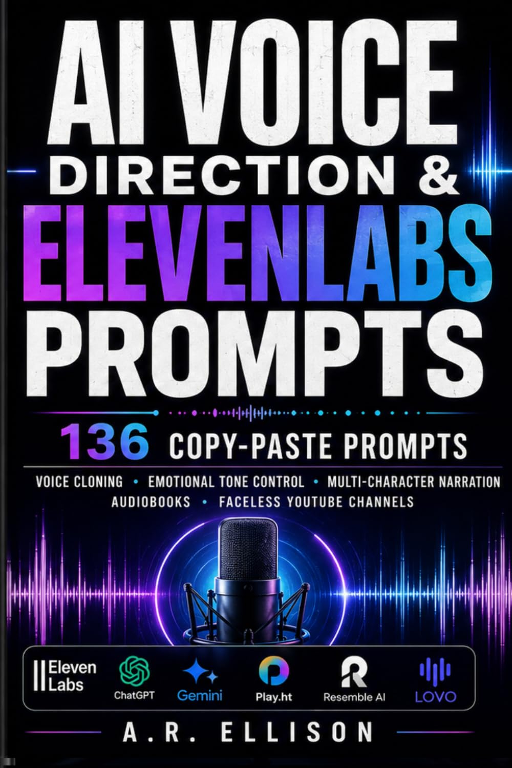 AI Voice Direction & ElevenLabs Prompt Book: 136 Copy-Paste Prompts for Voice Cloning, Emotional Tone Control, Multi-Character Narration, Audiobooks & Faceless YouTube Channels baixar o livro de graça