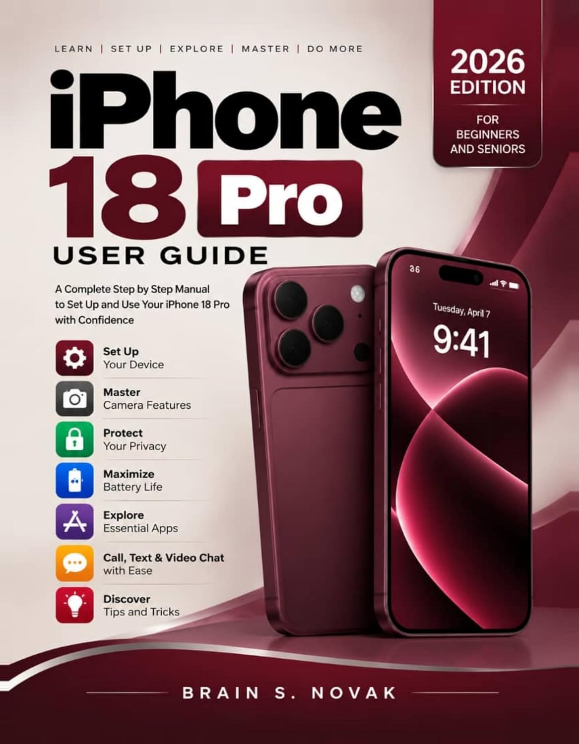 iPhone 18 Pro User Guide: A Complete Step by Step Manual for Beginners and Seniors to Set Up Your Device, Master the Latest Features, Camera, Privacy,... and Everyday Functions (English Edition) baixar o livro de graça