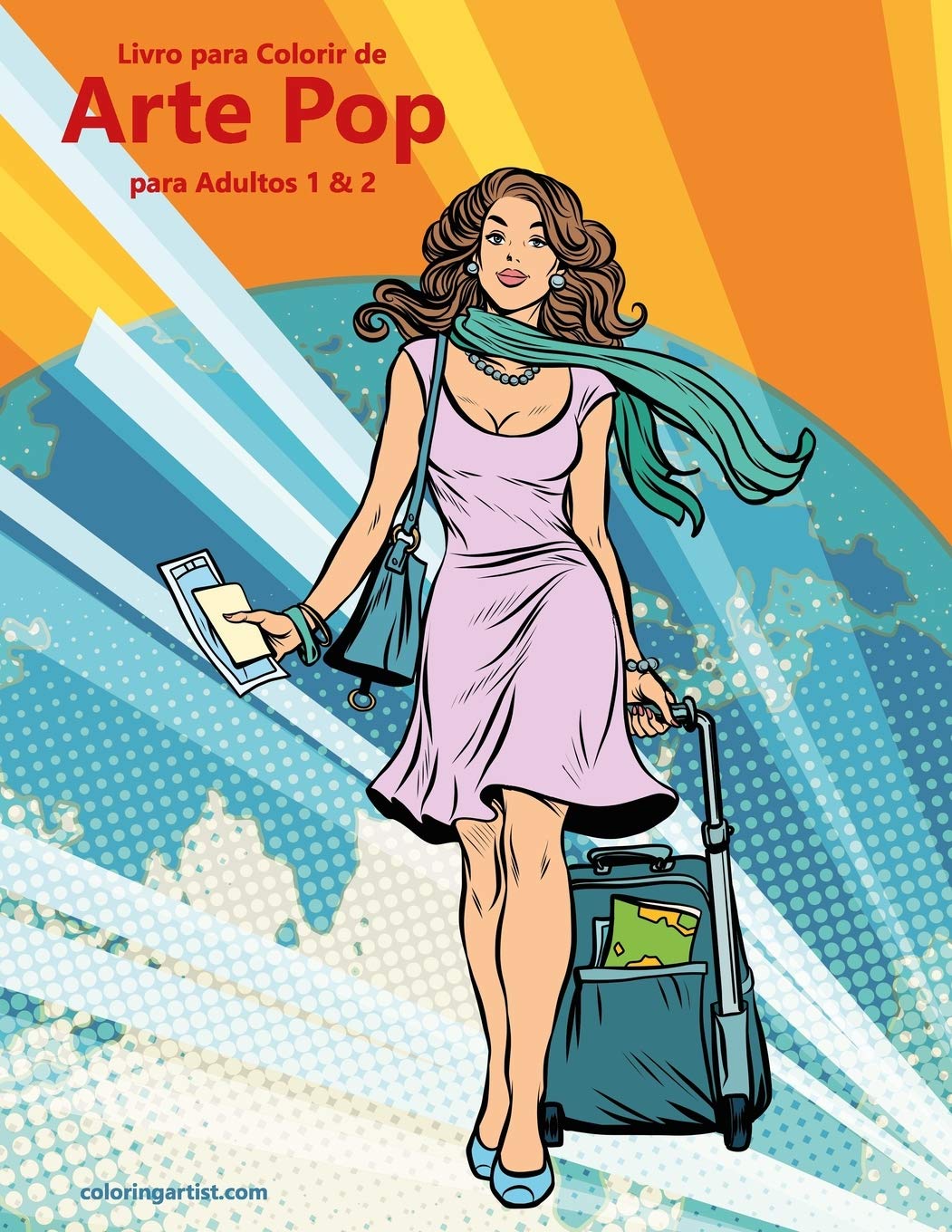 ler totalmente Livro para Colorir de Arte Pop para Adultos 1 & 2